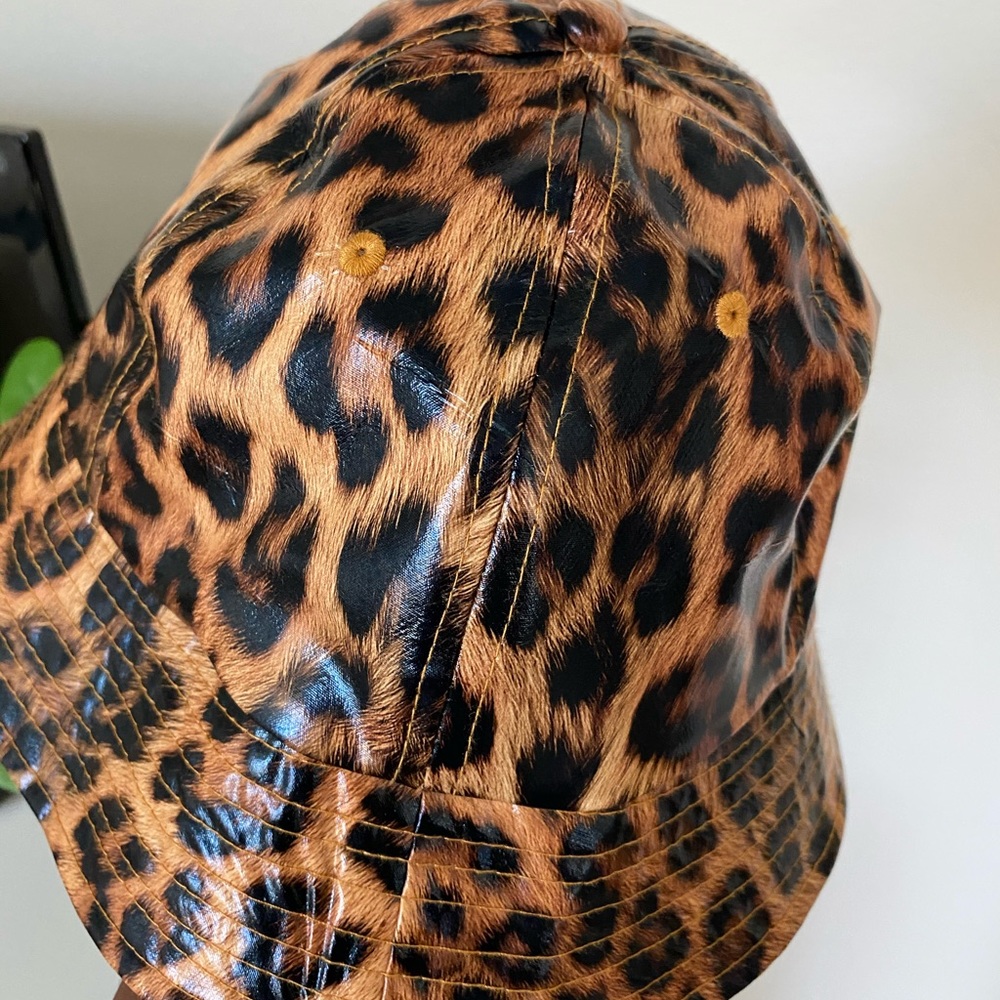 Animal print hat